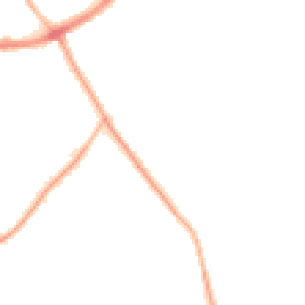Night-time road noise heatmap for CH42 8QR