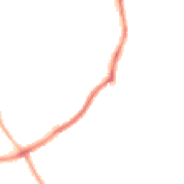 Night-time road noise heatmap for CH42 9JH