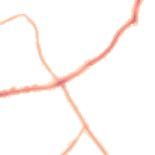 Night-time road noise heatmap for CH42 9LB