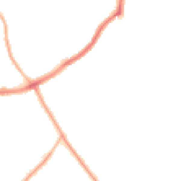 Night-time road noise heatmap for CH42 9PJ