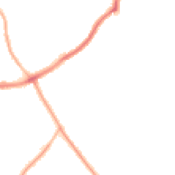 Night-time road noise heatmap for CH42 9PU