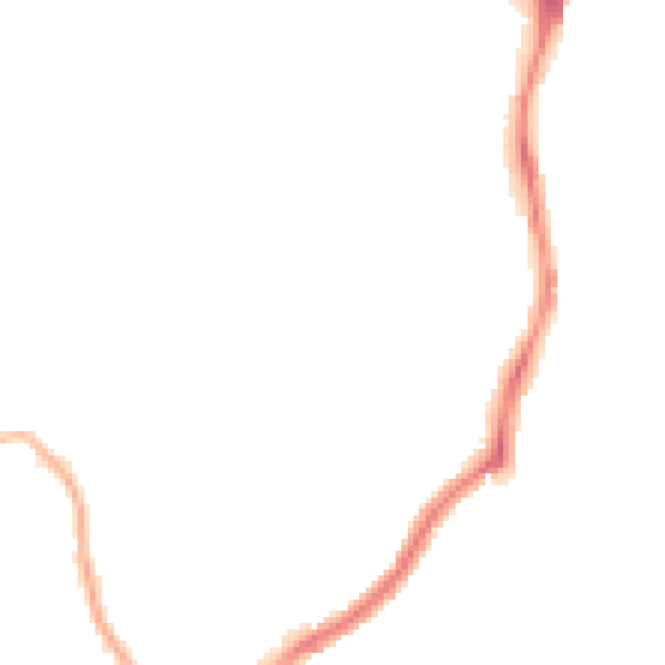 Night-time road noise heatmap for CH42 9QF