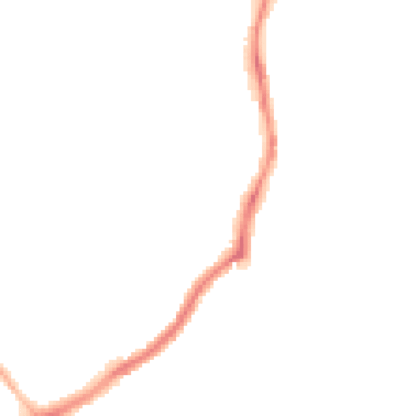 Night-time road noise heatmap for CH42 9QG