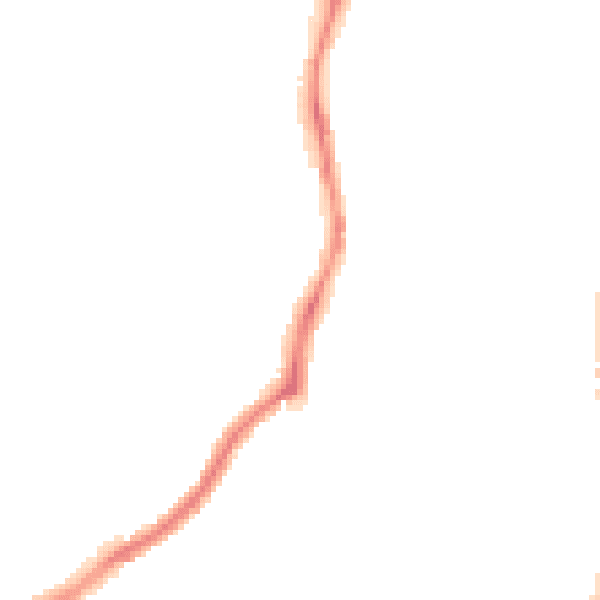 Night-time road noise heatmap for CH42 9QJ
