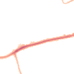 Night-time road noise heatmap for CH43 0SA