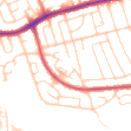 Daytime road noise heatmap for CH43 0SZ