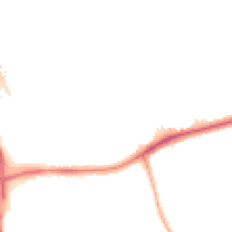 Night-time road noise heatmap for CH43 0UH