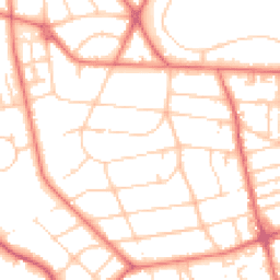 Daytime road noise heatmap for CH43 1UA
