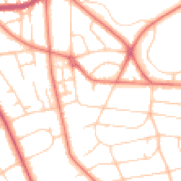 Daytime road noise heatmap for CH43 1UP