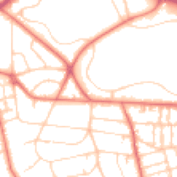 Daytime road noise heatmap for CH43 1UR