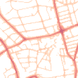 Daytime road noise heatmap for CH43 1UU