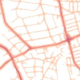 Daytime road noise heatmap for CH43 1XD
