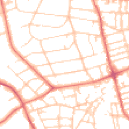 Daytime road noise heatmap for CH43 1XF