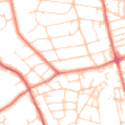 Daytime road noise heatmap for CH43 1XN