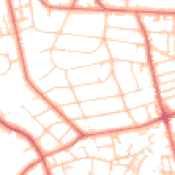 Daytime road noise heatmap for CH43 1XS