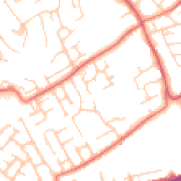 Daytime road noise heatmap for CH43 2GS