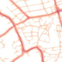 Daytime road noise heatmap for CH43 2HA