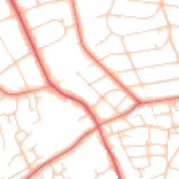 Daytime road noise heatmap for CH43 2JE