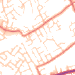 Daytime road noise heatmap for CH43 2NG
