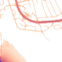 Daytime road noise heatmap for CH43 3BS