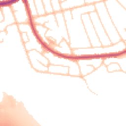 Daytime road noise heatmap for CH43 3DF
