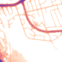 Daytime road noise heatmap for CH43 3DG
