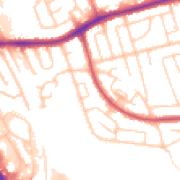Daytime road noise heatmap for CH43 3DP