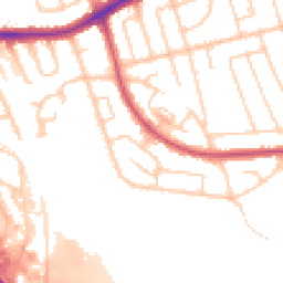 Daytime road noise heatmap for CH43 3DQ