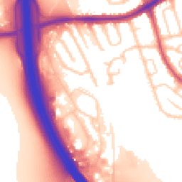 Daytime road noise heatmap for CH43 3DS