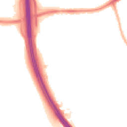 Night-time road noise heatmap for CH43 3DT