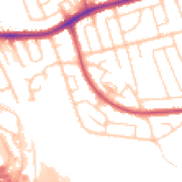 Daytime road noise heatmap for CH43 3DW