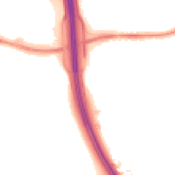 Night-time road noise heatmap for CH43 3EA