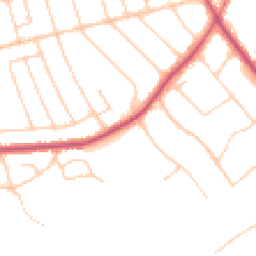 Daytime road noise heatmap for CH43 3EW