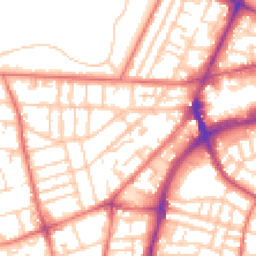Daytime road noise heatmap for CH43 4TG