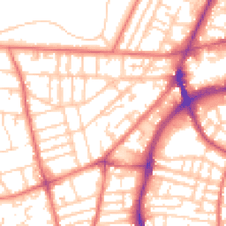 Daytime road noise heatmap for CH43 4TW