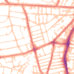 Daytime road noise heatmap for CH43 4UD