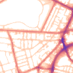 Daytime road noise heatmap for CH43 4XD