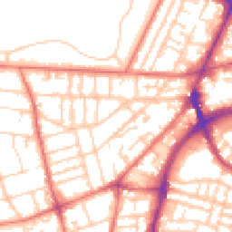 Daytime road noise heatmap for CH43 4XN