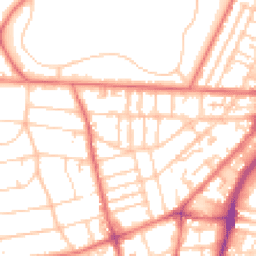 Daytime road noise heatmap for CH43 4XT