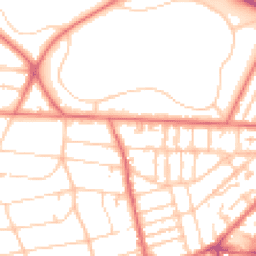 Daytime road noise heatmap for CH43 4XZ