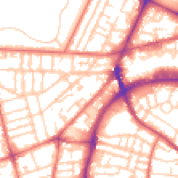 Daytime road noise heatmap for CH43 4YG