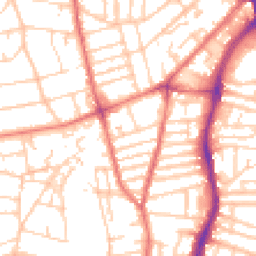 Daytime road noise heatmap for CH43 5RG
