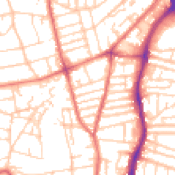 Daytime road noise heatmap for CH43 5RQ