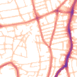 Daytime road noise heatmap for CH43 5RX