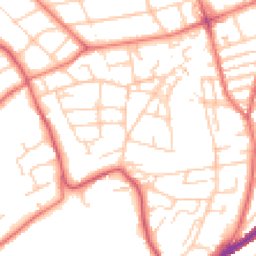Daytime road noise heatmap for CH43 5SW