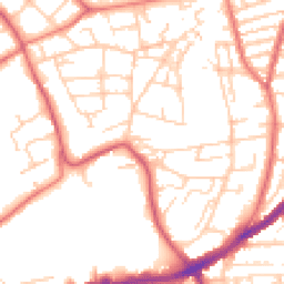Daytime road noise heatmap for CH43 5SX