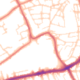 Daytime road noise heatmap for CH43 5TZ