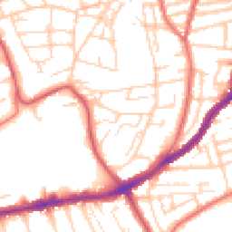 Daytime road noise heatmap for CH43 5UF
