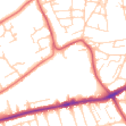 Daytime road noise heatmap for CH43 5UY