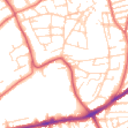 Daytime road noise heatmap for CH43 5XG